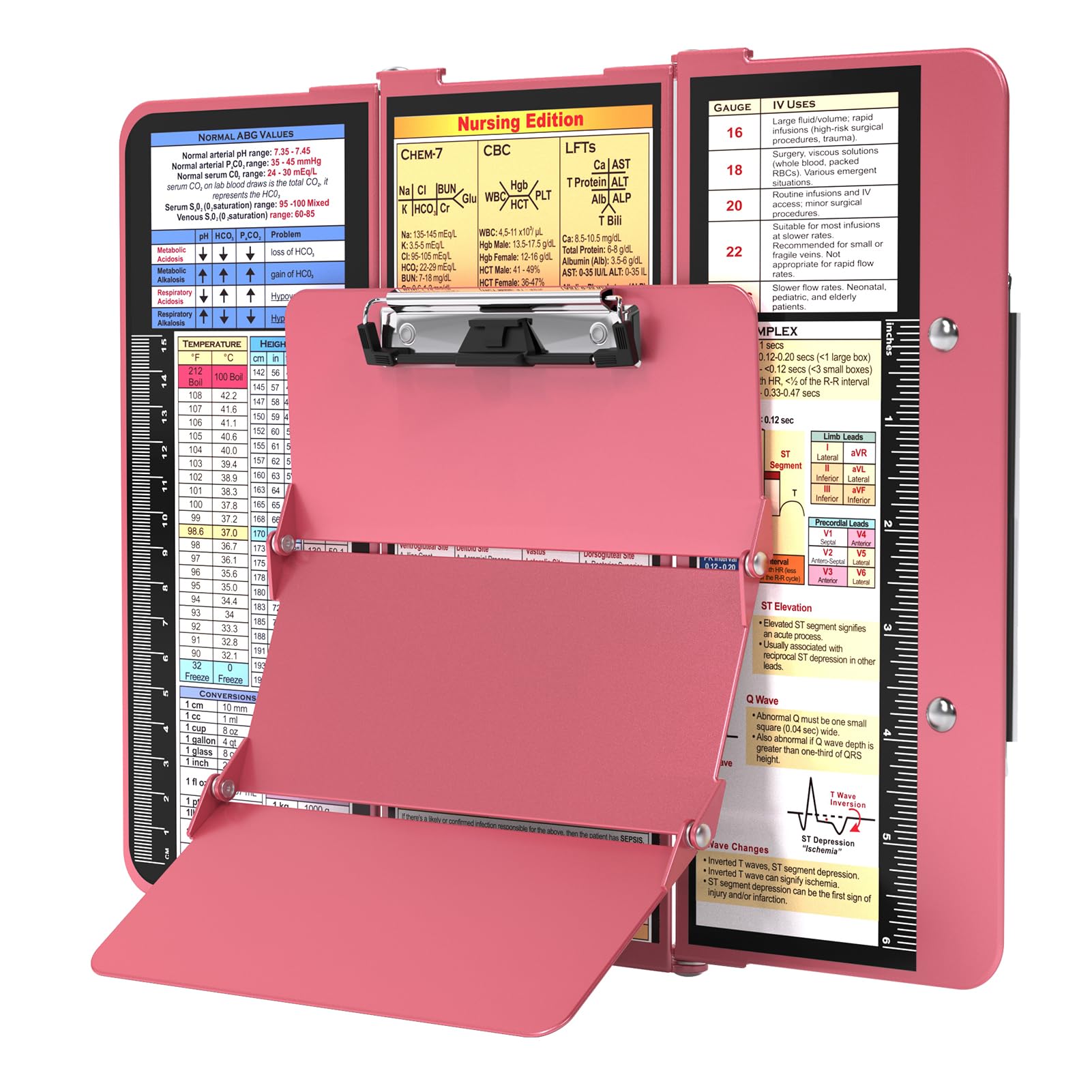 Nursing Clipboard Foldable Foldable Clipboard w/Nursing Edition